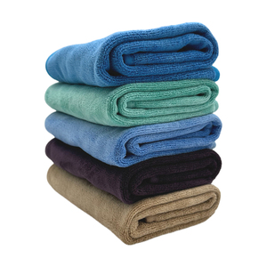 Sợi ngang dệt kim sợi nhỏ khăn rửa xe làm sạch vải cho khuôn mặt tóc Salon và khách sạn - Product Image 1