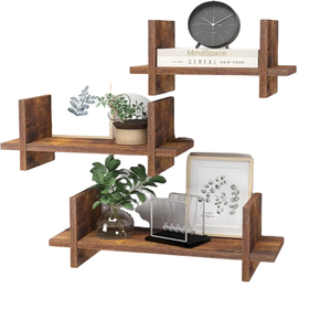 ชั้นวางของแบบแขวนติดผนัง3ชั้น, ชั้นวางของแบบแขวนติดผนังกระถางต้นไม้แบบแขวน - Product Image 1