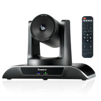 Tenveo VHD3H PTZ Streaming-Kamera mit KI-Tracking, 1080P, 3-fach Optischer Zoom, USB/HDMI 114 °   Weitwinkel-Livestreaming-PTZ-Kamera