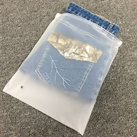 Prix usine sacs d'emballage de sac ZipLock givré en plastique de haute qualité pour t-shirt sacs d'emballage en plastique à fermeture éclair