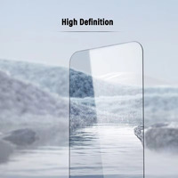 Protection d'écran universelle incassable en verre hybride AF transparent 125*196mm pour iPhone 13 14 15 16 17 - Offre Spéciale