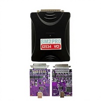 Programador de ECU PCM VCI SM2 PRO J2534 V22122 Transfronterizo con Interfaz USB para Coches OLIVER, Color Negro