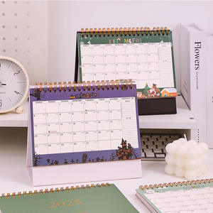 Nouveau 2025 Conception et taille personnalisées Calendrier Calendriers de bureau portables Calendrier quotidien Notes Calendrier de bureau pour la promotion - Product Image 5