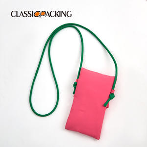 Mini sac à bandoulière brodé personnalisé sac de rangement pour <span class=keywords><strong>carte</strong></span>-clé rouge à lèvres petit sac de téléphone portable pour femmes filles - Product Image 3