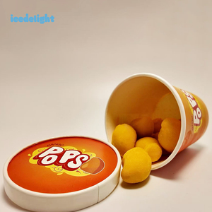 Vente en gros OEM de glaces 3D en forme de fruits (mangue, pêche, fraise, framboise) 144g*12pcs/ctn Boîte de collations - Product Image 4