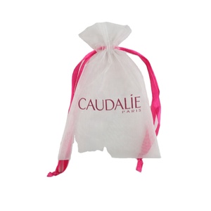 Pochette cadeau à cordon de serrage haute densité, emballage en maille, sac en organza - Product Image 1