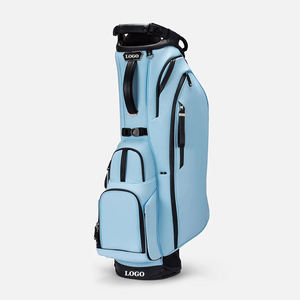 Sac de rangement de golf portable bleu imperméable, fabriqué directement par le producteur, en cuir recyclé vintage, grande capacité, taille universelle - Product Image 2