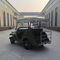 Autobús Turístico Eléctrico Clásico Vintage de 5 Plazas, Coches Turísticos Retro para Adultos, Transporte Especial Automático, Coche Antiguo