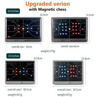 Tableau de coaching électronique LCD NINGYUE 15"/20" durable gris pour l'entraînement au basketball, au football et au soccer, bloc-notes tactique