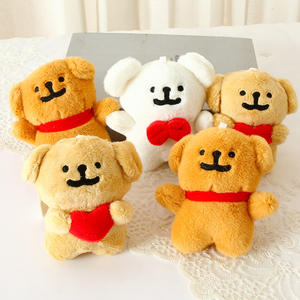 Üretici fabrika özel güzel köpek peluş anahtarlık ile harika detaylar tam komik karakter çanta uğuru öğrenciler için - Product Image 1