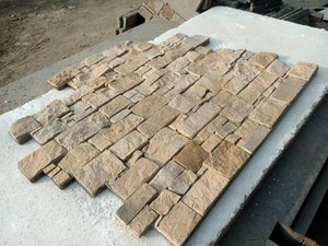 저렴한 가격 노란색 석회암 천연석 벽 클래딩 타일 - Product Image 6