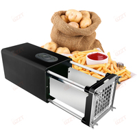 304 lame en acier inoxydable coupe-pommes de terre automatique frites trancheuse croustilles fabricant légumes fruits hachoir découpeuse