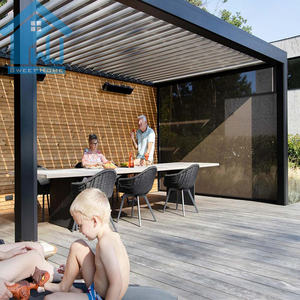 Gazebo à persiennes étanche en aluminium pour l'extérieur Système de persiennes Bioclimatique Pergola de toit pergola en aluminium - Product Image 4