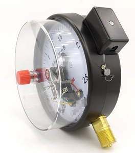 Contact Gauge 0-0.1MPa | Magnetically Assisted, OEM 0-0.16MPa, 0-0.25MPa <b>Ranges</b> Pressure Gauge With Electric Contact Contact Gau - Product Image 4