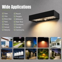 Lampe solaire de jardin étanche IP65 à haute luminosité avec détecteur de mouvement pour extérieur, jardin, allée, Australie