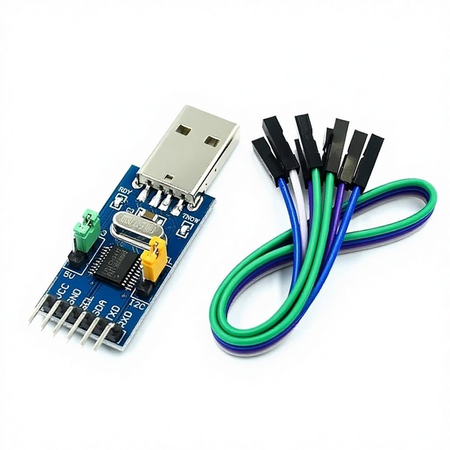 CH341T Two-in-One Module USB to I2C/UART/TTL Microcontroller Serial Port Downloader