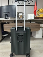 Prix direct usine Nouveauté 2025 Valise trolley 100% PC 20 pouces étanche TSA avec roues pivotantes et ouverture frontale, design tendance