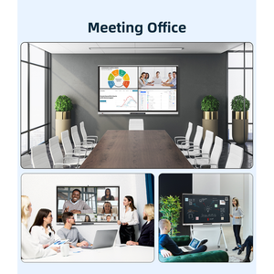 Pizarra Interactiva 4K de 86 Pulgadas, Multitáctil de 20 Puntos, Pizarra Digital Inteligente LCD para Sala de Reuniones, Negocios, OEM - Product Image 3