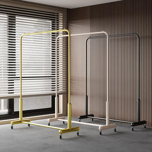 Porte-manteau de luxe léger à roues sur pied pour vêtements pour femmes <span class=keywords><strong>armoire</strong></span> d'affichage pour salon Internet célébrité préférée - Product Image 2