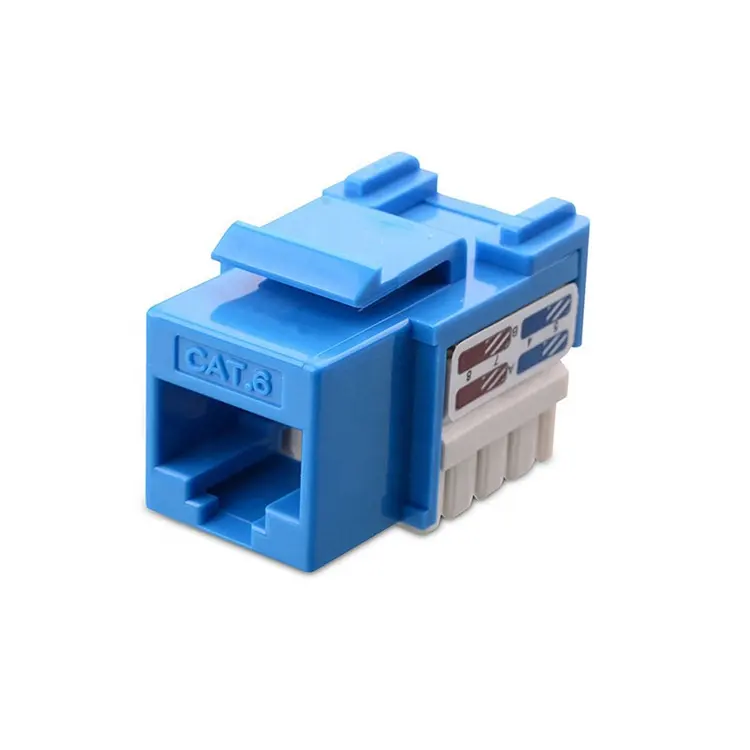 OEM Kompetitif Harga UTP Cat6A Cat6 Cat5E Ethernet Keystone Jack Modul