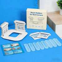 Attache de drap de lit réutilisable, antidérapant, s'adapte à toutes les tailles de lits, maintien sécurisé des draps, installation facile