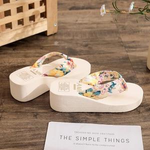 Sandalias de Plataforma para Mujer, Verano 2026, Chanclas de Playa, con Cuña, de PVC, PU y Goma, Zapatos Planos de Verano para Mujer, 1 Pieza - Product Image 1