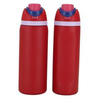 Botol Minum HDS Cross-Border New Fruit Cup 304 Stainless Steel Vacuum Insulated Kapasitas Besar Dua Lubang Minum Portabel untuk Mobil dan Olahraga