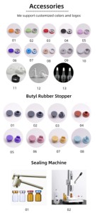 ขวดแก้วขนาดเล็กแบบขายส่ง 3 มล. 5 มล. 7 มล. 10 มล. 15 มล. 30 มล. คุณภาพสูง ใส สีเหลืองอำพัน ปลอดเชื้อ ขวดแก้วทรงกลมแบบกำหนดเองได้ - Product Image 6