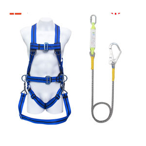 Harnais d'escalade, corde de sécurité, sangle robuste, protection contre les chutes, longe de sécurité, anneau en D en acier inoxydable pour l'escalade sur rocher, travaux industriels - Product Image 4