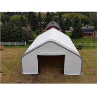 Abri de voiture moderne en acier robuste, multifonctionnel et amovible, type tente de garage pour extérieur et entrepôt