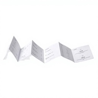 Brochures d'instructions pliables en accordéon en gros, impression offset personnalisée, papier couché, guide de produits en bois, insert, boîte d'emballage cadeau