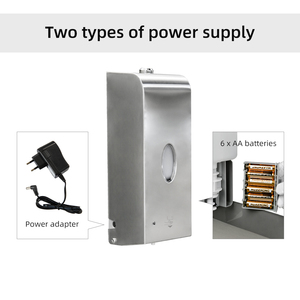 Bình Đựng Xà Phòng Bằng Thép Không Gỉ Gắn Tường Thông Minh Tự Động Bằng Điện Cảm Biến Thủy Tinh Bọt Lỏng Tự Động Sang Trọng - Product Image 2