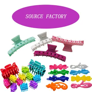 Mini moule en plastique à clips pour cheveux, 50 pièces, personnalisé, ABS PP PS, fabrication de service