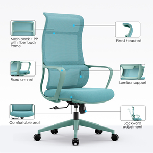 Nuevo Diseño, Mayor Comodidad, Sillas de Oficina Ergonómicas de Malla de Guangdong, Conjunto de Silla y Escritorio de Oficina, Muebles de Oficina - Product Image 4