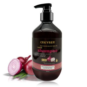 Dưỡng ẩm tự nhiên màu đỏ hành tây dầu gội đầu cho sự tăng trưởng tóc tăng cường và ngăn ngừa vỡ chăm sóc tóc - Product Image 1