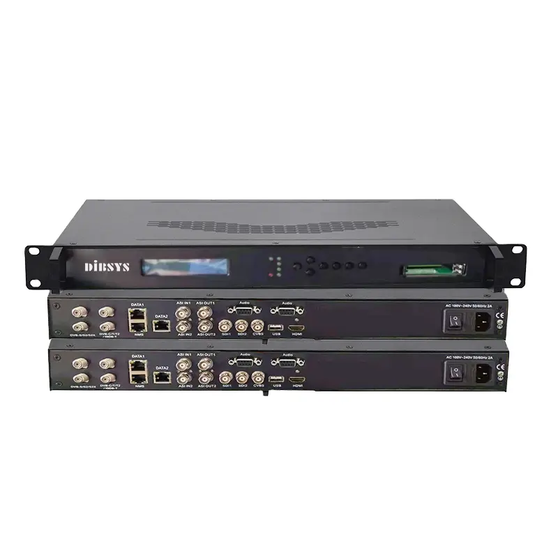 (IRD3711A) Dibsys דיגיטלי <span class=keywords><strong>טלוויזיה</strong></span> HD H.265 H.264 מפענח DVB-S2 IRD עם 2 חריצי CI יחיד אודיו outupt