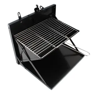 Ensemble d'outils de gril de barbecue pour barbecue en plein air gril de camping rôtissoire en acier inoxydable pour