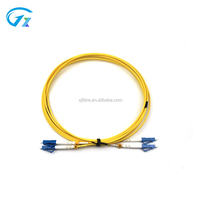LC/UPC 2.0mm 3.0mm 1M 2M 3 mètres monomode OS2 G652D LSZH licht wellenleiter LWL Duplex patchwork câbles de raccordement à Fiber optique LC-LC