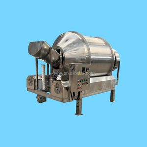 Metal Dry Powder Dyeing Seed Mixer Machine Rotary Drum Tea <b>Leaves</b> Mixer Horizontal Feed Mixer - Product Image 3