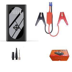 Wohefu ปั๊มสูบลมยางรถไร้สายแบบ150PSI, ปั๊มลมแบบพกพาได้3000A เครื่องชาร์จไฟในรถยนต์กล่องสตาร์ทรถ - Product Image 1