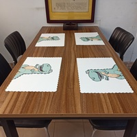 Sous-verres en papier jetables avec logo personnalisé, sous-verres en papier pour restaurant, sous-verres en papier