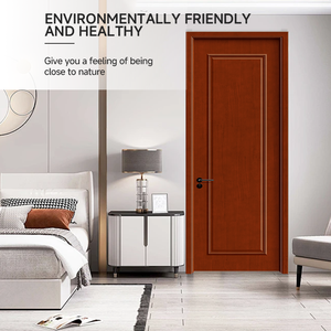 <span class=keywords><strong>Porte</strong></span> en bois massif de chêne rouge sur mesure, style moderne, insonorisée, imperméable, pour usage commercial - Product Image 3