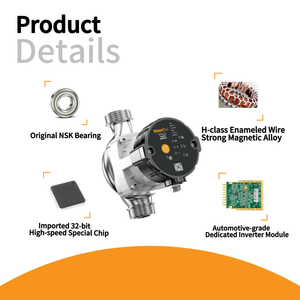 WaterPro Professionnel 24V Acier Inoxydable Aimant Permanent Conversion de Fréquence Silencieux Haute Pression Nettoyage Eau Propre <span class=keywords><strong>Surpresseur</strong></span> OEM - Product Image 3