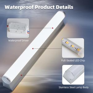 Lámpara de Pared LED Moderna y Sencilla de Diseño Nuevo para Interiores, Decoración del Hogar, Iluminación de Espejo de Lujo con Clasificación IP44 para Baño de Hotel - Product Image 5