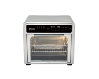 Horno Tostador Eléctrico de Acero Inoxidable con Freidora de Aire, 28L, Control Digital, Ventana de Observación, Protección contra Sobrecalentamiento, Grado Industrial