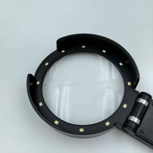 Xách tay 2X lớn & 5x nhỏ Led <span class=keywords><strong>Magnifier</strong></span> 12-led ánh sáng ngoài trời đọc sách jewelers <span class=keywords><strong>Loupe</strong></span> du lịch giải trí với PMMA chất liệu - Product Image 3