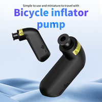 Gonfleur d'air rechargeable Pompe à vélo électrique Pompe à vélo Mini Portable pour vélo Schrader Presta Pneus