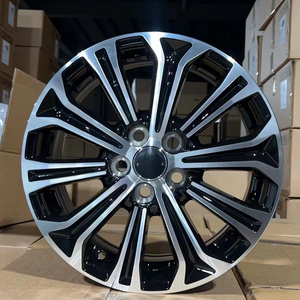 Jantes en alliage d'aluminium <span class=keywords><strong>noir</strong></span> fabriquées par flow forming Xinlin 15 <span class=keywords><strong>16</strong></span> 17 <span class=keywords><strong>pouces</strong></span> PCD 5x114.3 5X100 4X100 pour Alphard Camry Corolla Avalon - Product Image 1