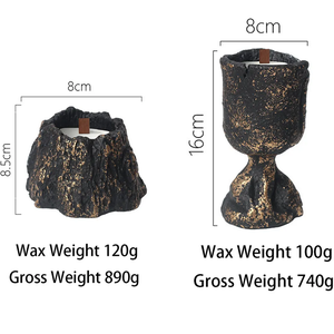 Velas perfumadas de cera de soja de cerámica Premium, diseños novedosos personalizados, para el hogar Decoración elegante, regalo para Diwali, Pascua, Ramadán - Product Image 4