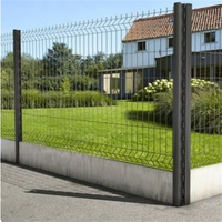 Panneaux de clôture rigides en PVC pour extérieur, durables et protecteurs, en treillis soudé, clôture de jardin 3D